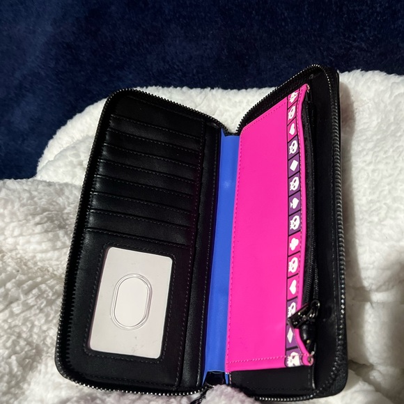 Loungefly Black and Pink Nightmare Before Christmas Wallet - Picture 3 of 3